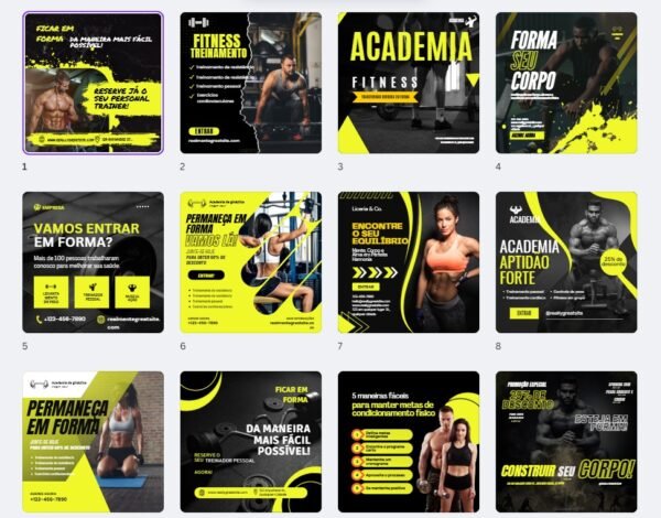 FEED - Academia | Personal Trainer Kit 1 - Imagem 1