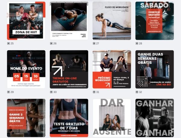 FEED - Academia | Personal Trainer Kit 3 - Imagem 3