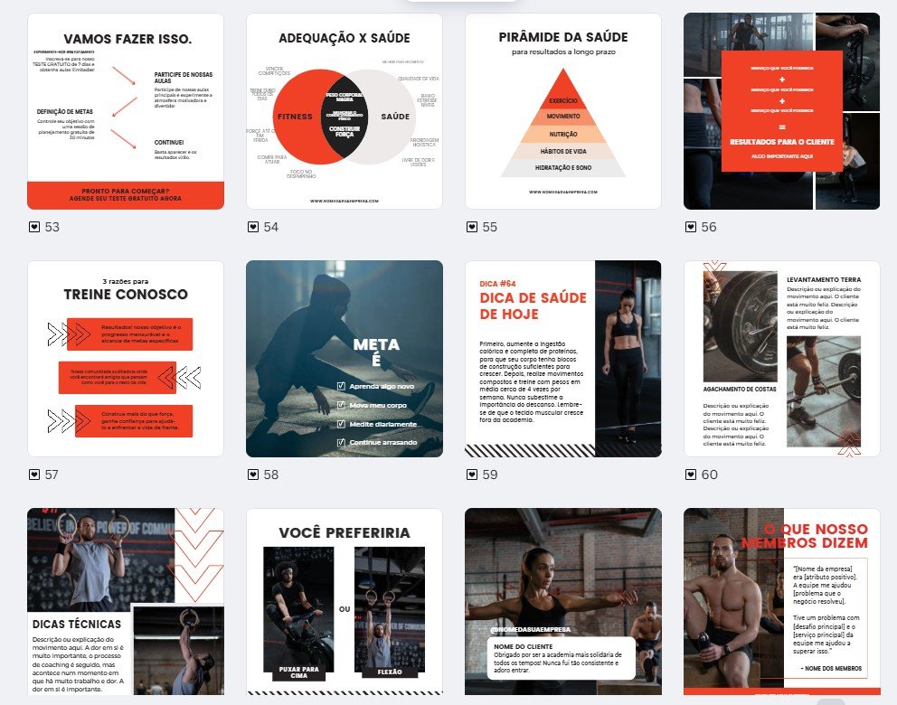 pack academia 3 (4) FEED - Academia | Personal Trainer Kit 3 - Imagem 4