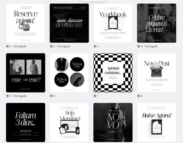 FEED - Loja | Boutique Kit 4 (Black) - Imagem 1