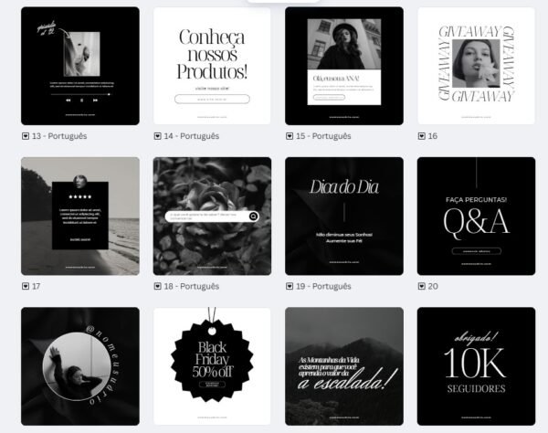 FEED - Loja | Boutique Kit 4 (Black) - Imagem 2