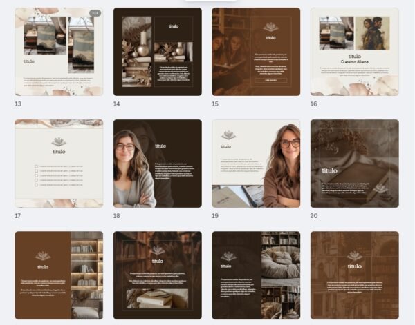 FEED - Leitura | Livraria Kit 1 (Marrom) - Imagem 2