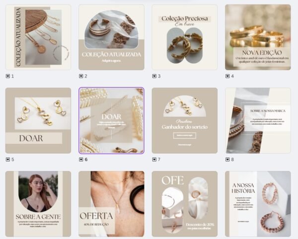 FEED - Semijoias Kit 1 - Imagem 1