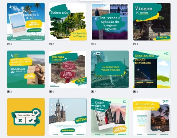 FEED - Agência de Viagem e Turismo Kit 1 - Imagem 1